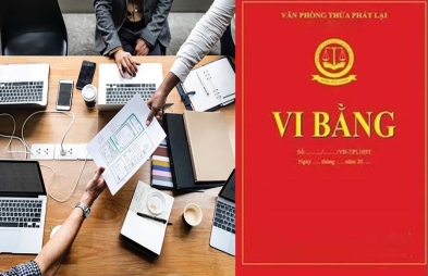 Lập vi bằng ghi nhận hoạt động kinh doanh