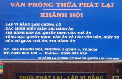 Văn Phòng Thừa Phát Lại Khánh Hội 